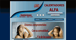 Desktop Screenshot of calentadoresalfa.com